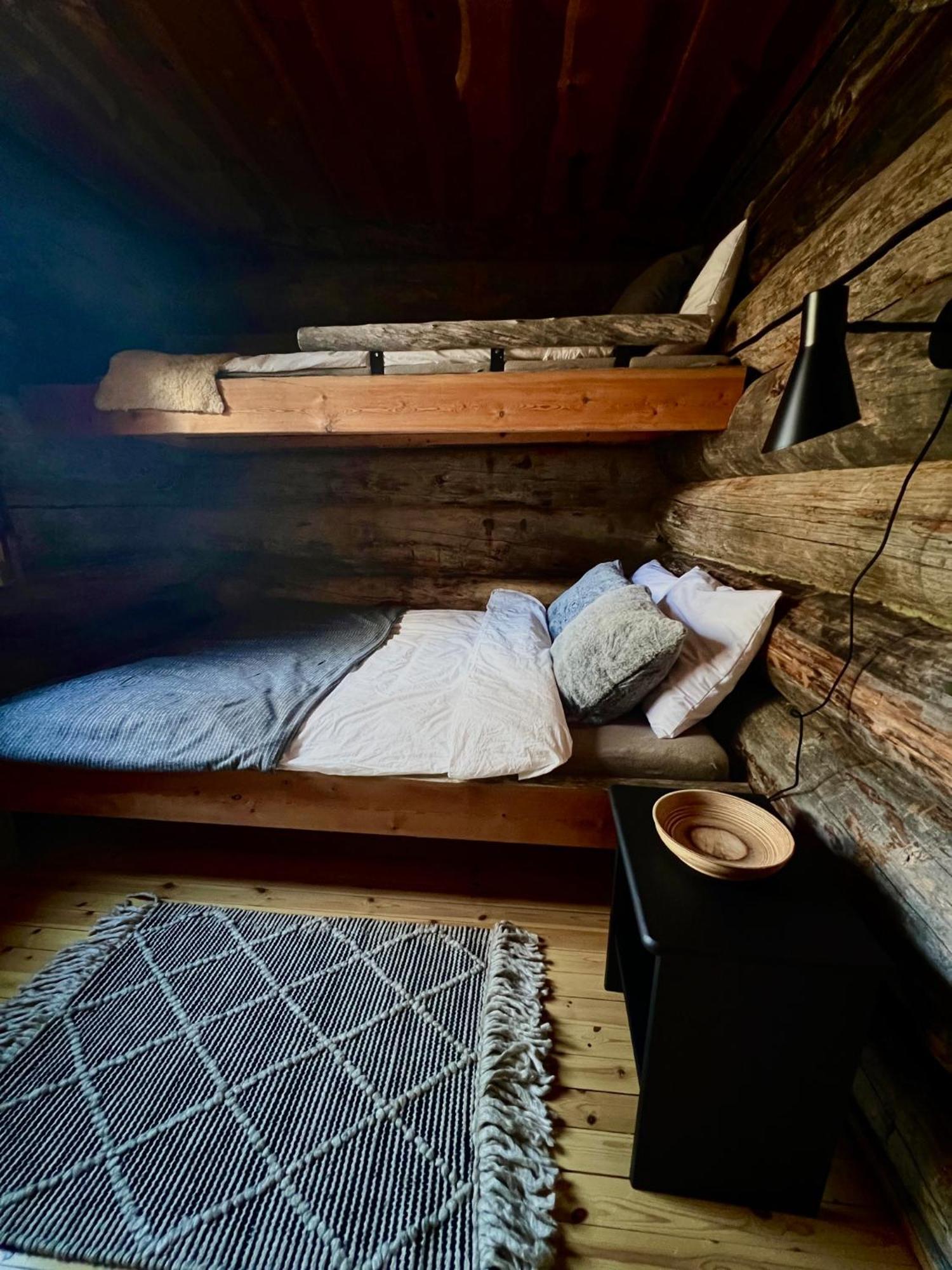 Lapland Log Chalet Cabin Ukko-Kelo Luosto Villa Esterno foto