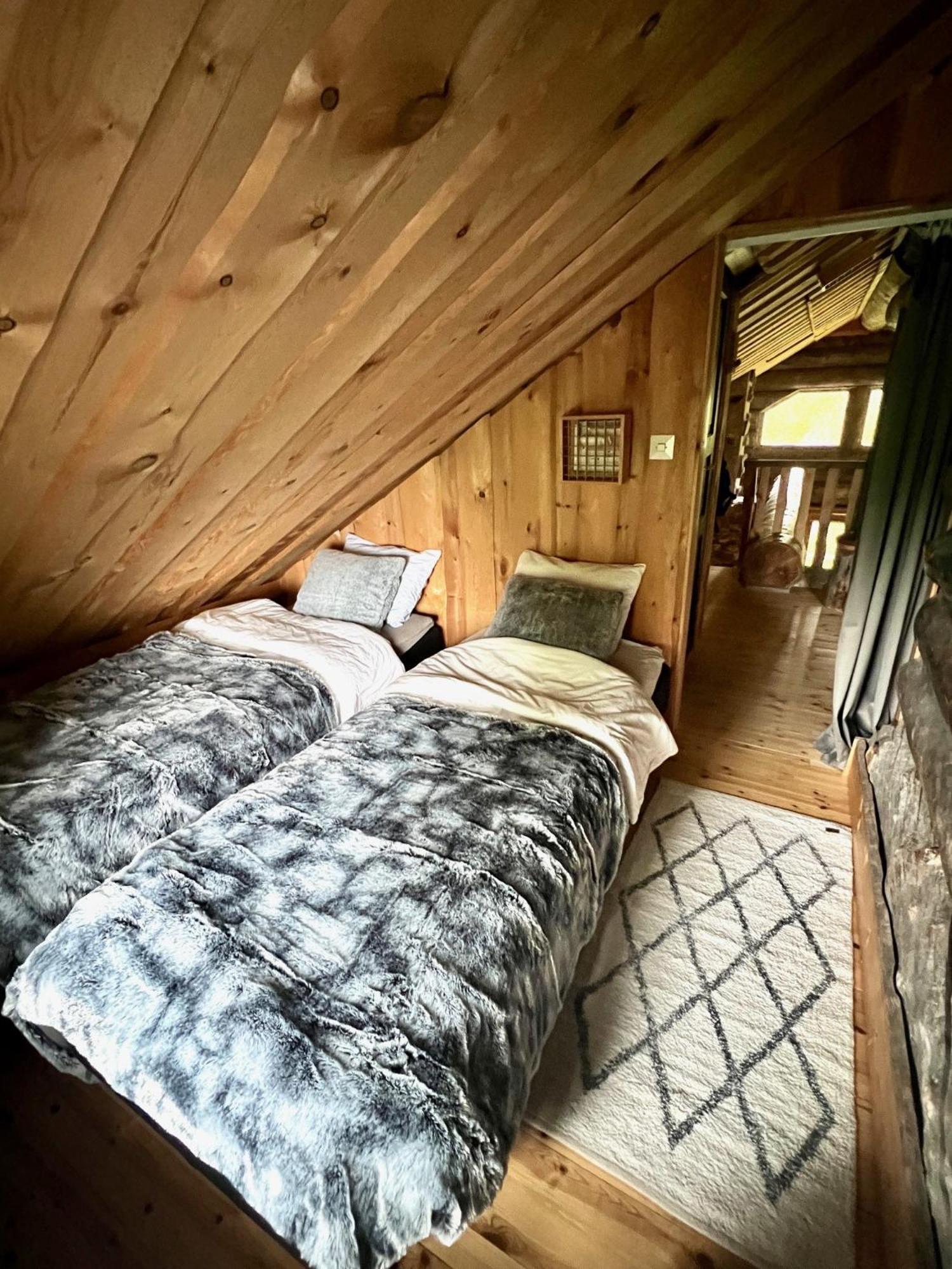 Lapland Log Chalet Cabin Ukko-Kelo Luosto Villa Esterno foto